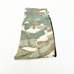 Mother High Waisted Looker Ankle Fray See Me Run Denim Jeans Size 24